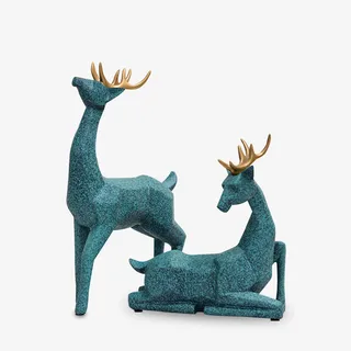 摆件爱情鹿 文艺家居 装饰免抠
