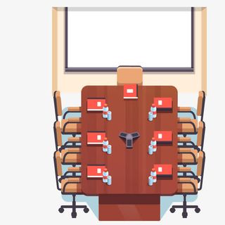 卡通会议办公室场所免抠