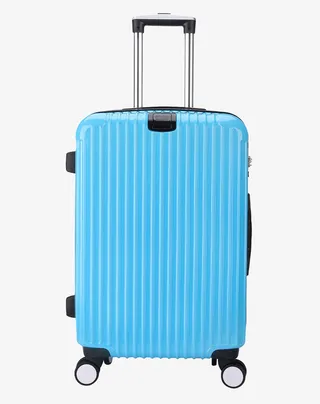 蓝色拉杆箱免抠