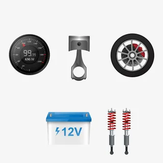 汽车部件图标素材免抠