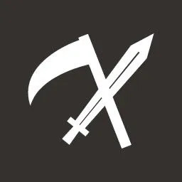 万圣节镰刀剑图标免抠