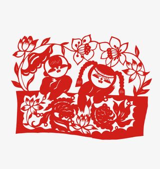 矢量中国剪纸免抠