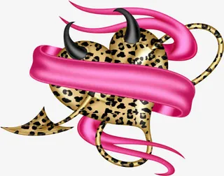 214情人节魔鬼爱心免抠