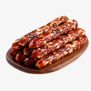 整碟美味的腊肠素材免抠