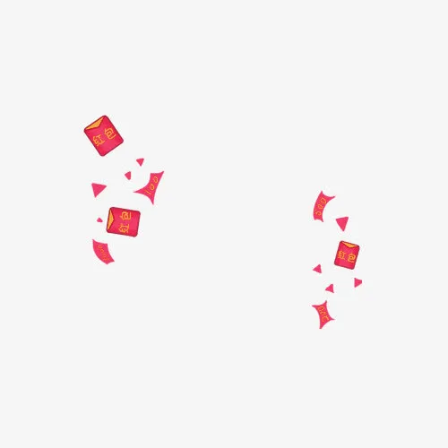 红包卡通手绘免抠