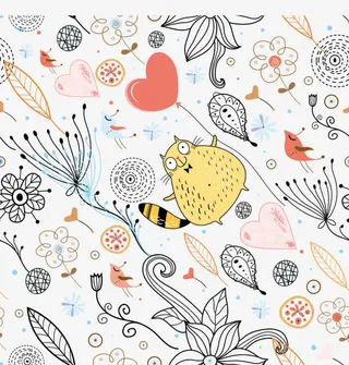 小清新底纹免抠