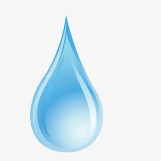 精致小水滴圆形装饰免抠