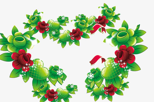 春天花开装饰效果免抠