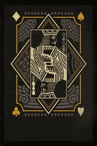 黑色扑克海报背景高清