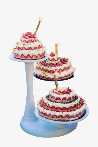 三层蛋糕产品实物免抠图案免抠
