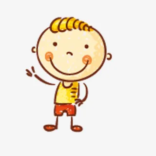 六一儿童节海报太阳小人啊免抠