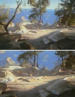 微博手绘风景首页免抠