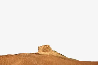 黄色烽火台免抠