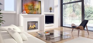 落地窗室内壁炉家居高清