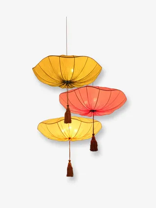 创意手绘灯笼造型灯具免抠