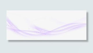 紫色唯美漂浮丝带线条免抠