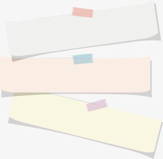 长条形留言贴免抠