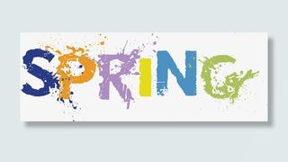 春天艺术字免抠