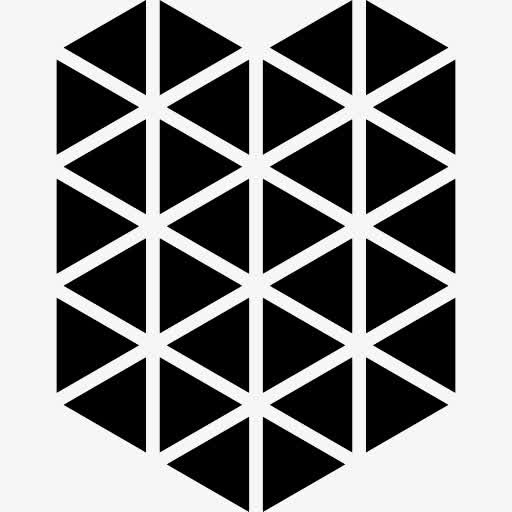 多边形的盾形图标免抠