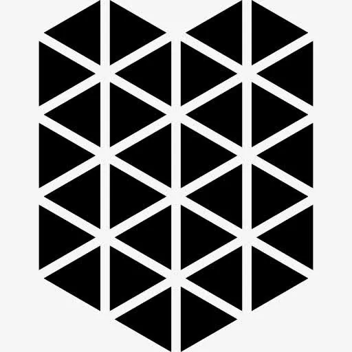 多边形的盾形图标免抠