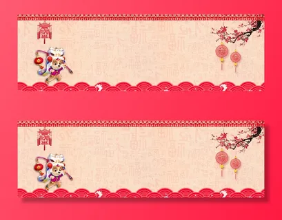 红色激情狂欢舞狮子banner背景高清 红色激情狂欢舞狮子banner背景高清