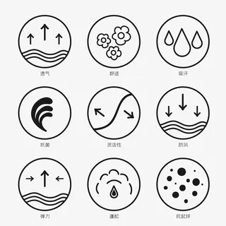 服装面料图标免抠