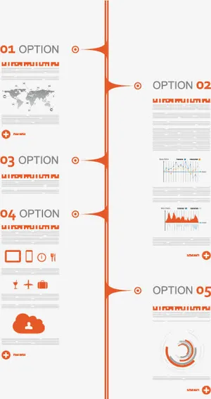 事件时间轴设计矢量素材免抠