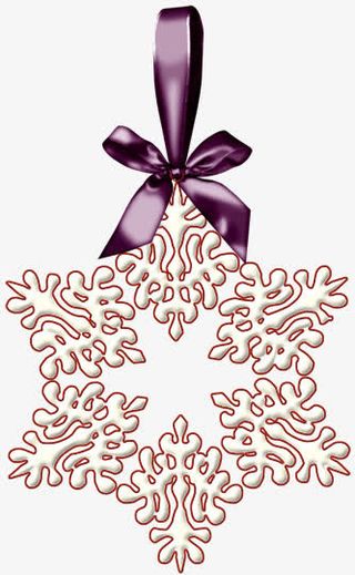 卡通装饰圣诞蝴蝶结免抠