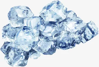 夏日清爽冰块酷爽免抠