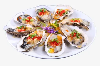 潮汕特色宵夜烤生蚝免抠