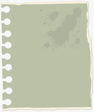 绿色撕裂的纸矢量素材免抠