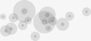 灰色清新圆圈免抠