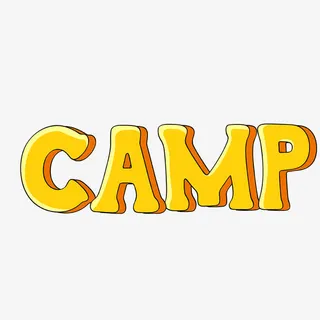 camp效果矢量文字免抠