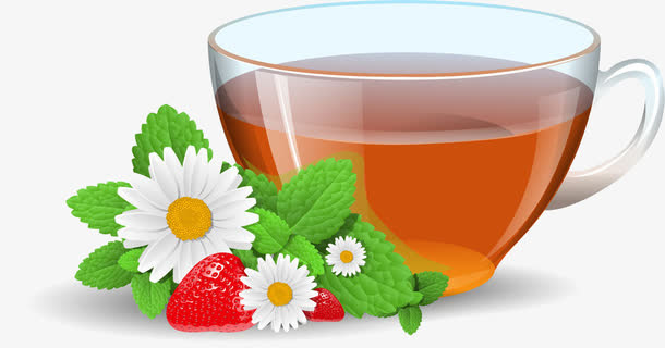矢量绿茶免抠