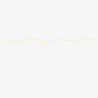 圣诞节发光彩灯免抠