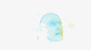 创意科技感面具效果免抠