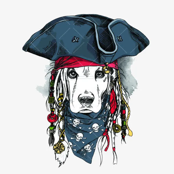 水墨民族狗免抠