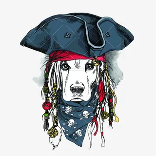 水墨民族狗免抠