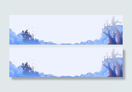 蓝色卡通游戏云彩免抠