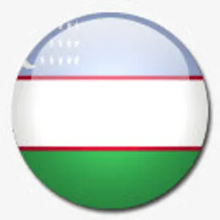 乌兹别克斯坦国旗国圆形世界旗免抠