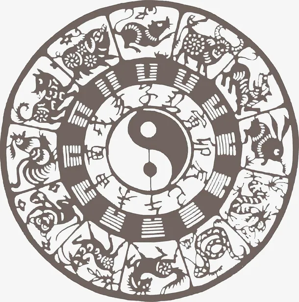 天干地支图免抠