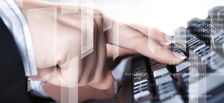 商务商务合作键盘金融海报背景高清