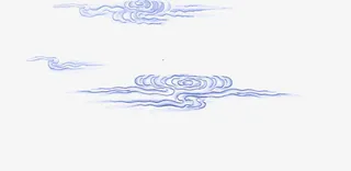 底纹剪影手绘图片免抠