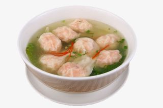 鲜虾云吞小吃免抠