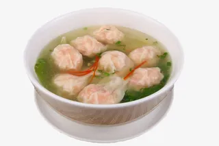 鲜虾云吞小吃免抠