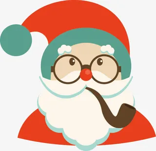 圣诞老人头像免抠