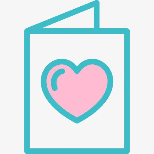 婚礼邀请图标免抠