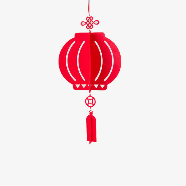 一个红色灯笼免抠