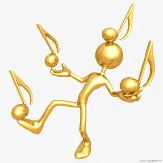 音乐小金人免抠