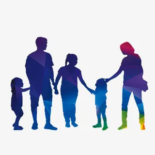 温馨的一家人免抠